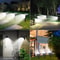 4 Pack Waterproof Outdoor Solar Street Lights, Dusk to Dawn Garden Spotlights for Yard, Terrace, and Landscape Decorati