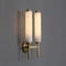 Modern Marble Wall Light with Copper Finish, Creative E14 Sconce for Living Room, Bedroom, Study Home Decor