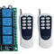 8 Channel Wireless Remote Control Switch Kit, DC12V/24V RF Transmitter, Receiver for LED Lights, Relays, Motors