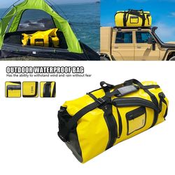 20l-100l motorcycle waterproof tail bag, travel outdoor dry luggage roll bag, backpack