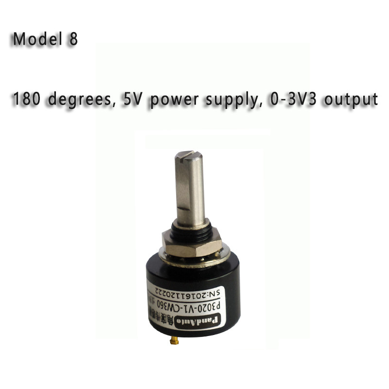 Non-Contact Angle Sensor, 0-360° No Dead Angle Displacement Sensor Digital Potentiometer Replacement