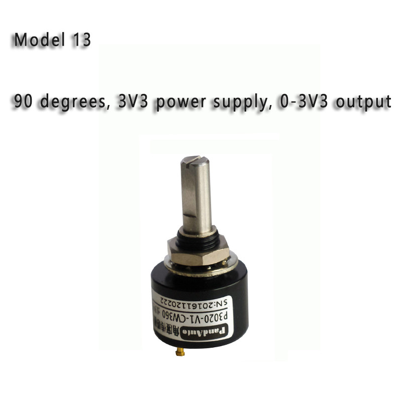 Non-Contact Angle Sensor, 0-360° No Dead Angle Displacement Sensor Digital Potentiometer Replacement
