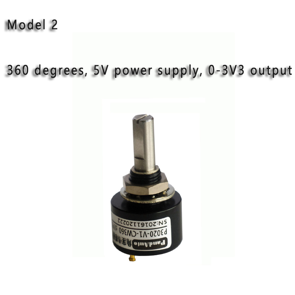 Non-Contact Angle Sensor, 0-360° No Dead Angle Displacement Sensor Digital Potentiometer Replacement