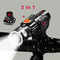 ZK30 3-in-1 8000 Lumen Super Bright Bike Light Set, USB Rechargeable LED Zoom Headlight, Waterproof Rear Light for MTB