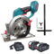 150mm Brushless Cordless Circular Saw, 6 Inch Handheld Electric Saw with Adjustable Angle for Wood, Stone, Metal, Fits