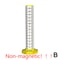 Upgraded Dual-Use Contour Ruler, Light Steel Leveling Artifact with Magnetic Base for Ceiling, Tile, and Wall Leveling