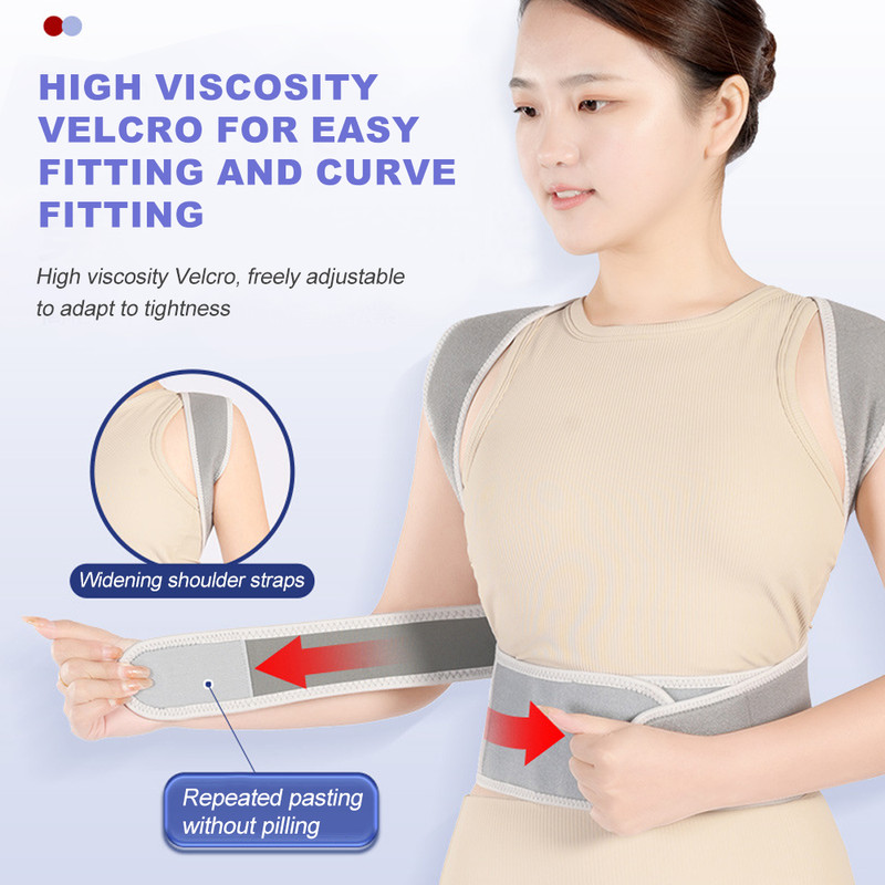 Professional Back Brace for Women, Men, Posture Corrector with Lumbar Support for Upper, Lower Back Pain Relief