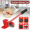5Pcs/set Professional Furniture Mover Tool Set, Heavy Duty Moving Roller with Lifting Bar, Wheels for Effortless