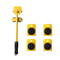 5Pcs/set Professional Furniture Mover Tool Set, Heavy Duty Moving Roller with Lifting Bar, Wheels for Effortless