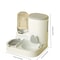 2-in-1 Automatic Cat Feeder and Water Dispenser, Integrated Food, Water Bowl for Cats and Small Dogs