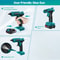 100W Cordless Hot Glue Gun Portable and Rechargeable, 20V Full Size Wireless Hot Glue Gun Battery Included