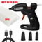 Cordless Hot Melt Glue Gun for DIY Crafts, Small Household Glue Gun with 30 Mini Clear Sticks, Arts Craft Repair Tool