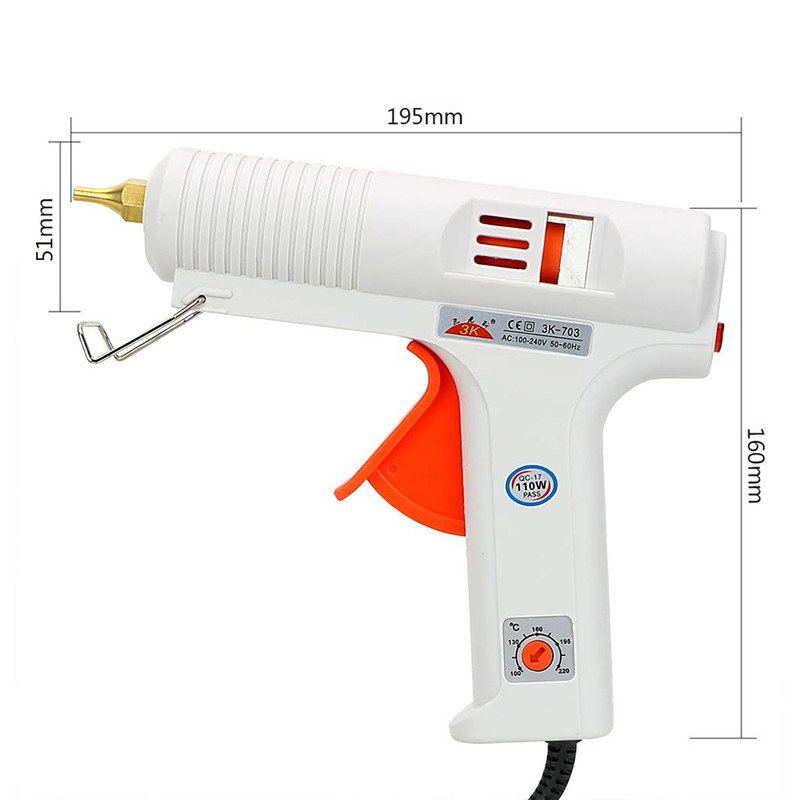 Hot Melt Glue Gun Muzzle Diameter 11mm Adjustable Temperature Craft Repair Tool Constant Heating Gl 1