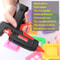 Hot Glue Gun Dual Power, Glue Sticks 11mm, Preheating Gluegun for Crafts, Wood, Electronics Repair