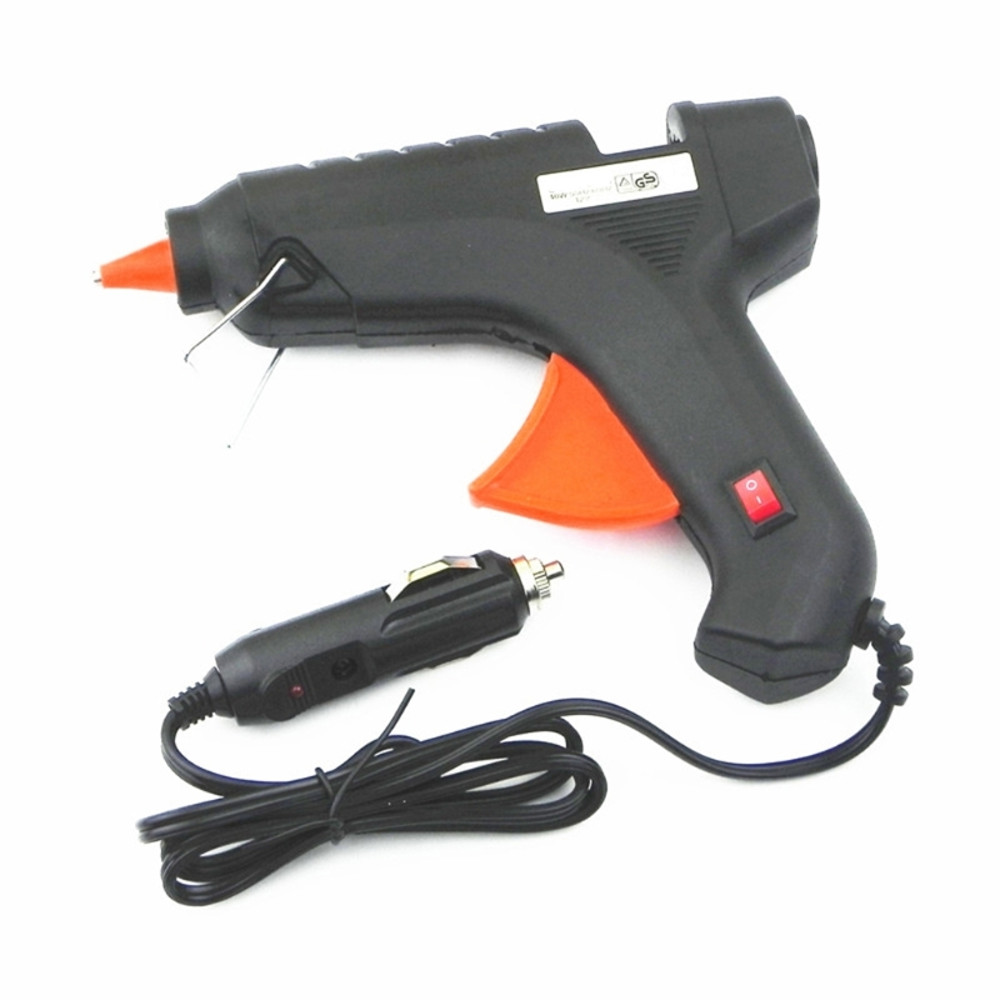 Car Hot Melt Glue Gun 12V Small Hot Glue Gun Mini Precision, Portable Hot Adhesive Gun for Crafts, Wood, Electronics