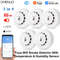 Smart Tuya Wifi BT Smoke Detector With Temperature Humidity Sensor Loud Alarm Remote Push Alert Fir 1
