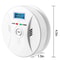CO and Smoke Alarm Carbon Monoxide Smoke Detector, Combination CO Alarm Fire Alarm for Home Bedroom Kitchen