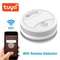 WiFi Fire Protection Smoke Detector Sensor, Tuya Smart Alarm Fire Smoke Detector, Smart Life App Home Security Alarm