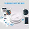 WiFi Fire Protection Smoke Detector Sensor, Tuya Smart Alarm Fire Smoke Detector, Smart Life App Home Security Alarm
