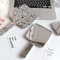 Liquid Shape Square Mirror Portable Makeup Mirror Mini Hand Held Cosmetic Travel Metallic Beauty Mi 1