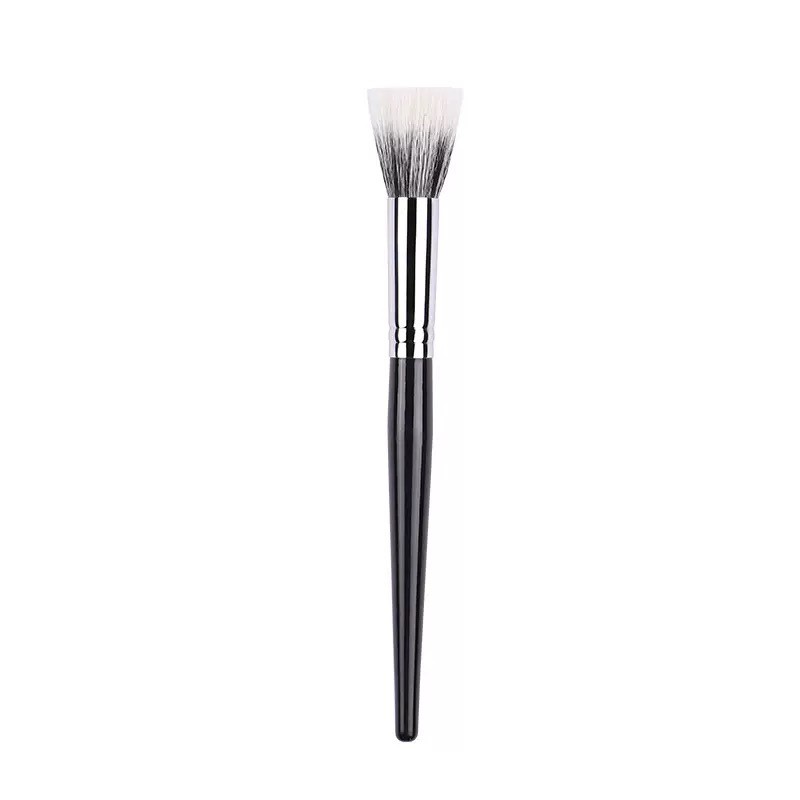 Dual-Fiber Stippling Brush, Dotting Makeup Brush for Liquid and Cream Products, Easy Blending, Vegan and Cruelty-Free
