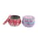 Drum Shaped Tin Tin Box High Quality Storage Case, Party Supplies, Candle Making Kit Holder, Small Item Organizer