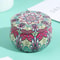 Drum Shaped Tin Tin Box High Quality Storage Case, Party Supplies, Candle Making Kit Holder, Small Item Organizer