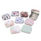 Rectangular Flip Metal Tin Box with Lid, Mini Small Storage Container Kit, Candy Pill Case Organizer for Home and Party