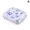 Rectangular Flip Metal Tin Box with Lid, Mini Small Storage Container Kit, Candy Pill Case Organizer for Home and Party