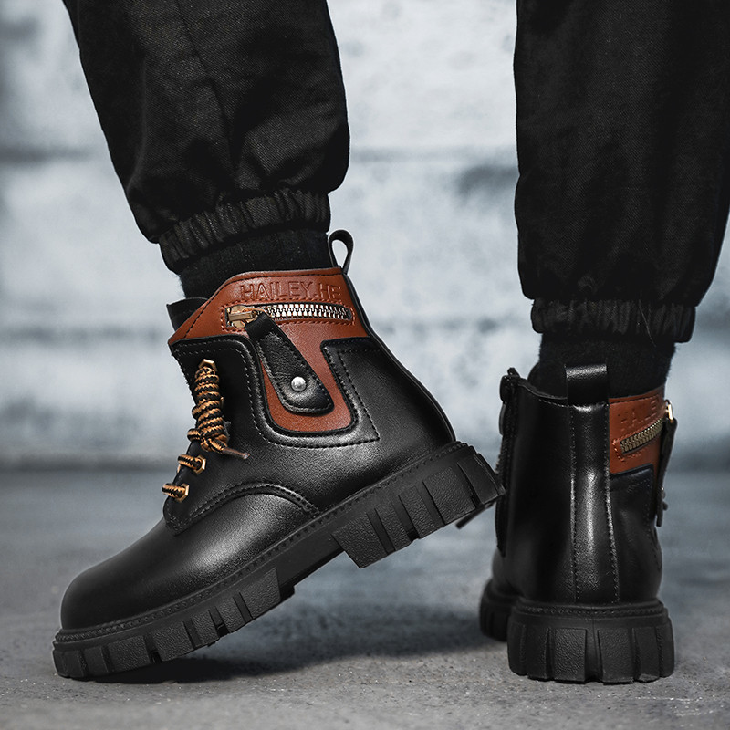 Kids Autumn Short Boots, Warm Lightweight Girls Snow Shoes, Thin Fleece Lining PU Upper Childrens Boy Boots Anti Slip