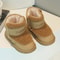 Luxury Fashion Cute Soft Kids Snow Boots, Winter Girls Short Boots Plush, Outdoor Non Slip School Hiking Cotton Shoes