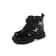 Girls PU Leather Boots, Waterproof Platform Children's Ankle Boots, Soft Soled Outdoor Fashion Trend Boots for Kids