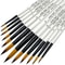 Professional Round Artist Paint Brushes Set, Pointed Tip Nylon Hair, Watercolor Brush For Acrylic Painting
