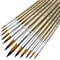 Professional Round Artist Paint Brushes Set, Pointed Tip Nylon Hair, Watercolor Brush For Acrylic Painting