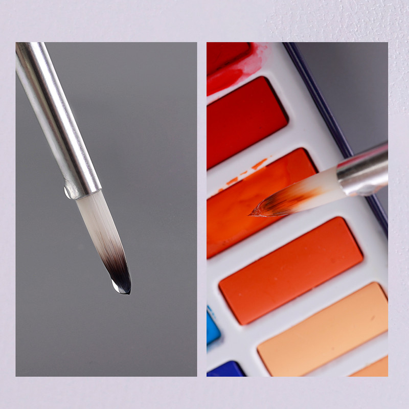 Professional Nylon Brush Set, Art Supplies for Beginners, Watercolor, Oil and Acrylic Paint Board Painting Tools