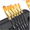 Paint Brushes Set for Watercolor Acrylic Oil, Nylon Hair Wood Handle, Professional Art Supplies for Kids and Adults