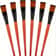 Flat Paint Brushes, Nylon Artist Brushes for Painting, Synthetic Oil Paint Brushes for Art and Crafts