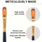 Mix Paint Brush Set Nylon Hair Brushes for Acrylic, Oil, Gouache, Body, Face, Nail Art, Kids and Adults
