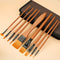 Nylon Hair Watercolor Paint Brush Pen Set Wooden Handle Art Brushes For Acrylic Oil Painting DIY Cr 1
