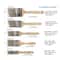 Professional Paint Brushes Set Pack of 5, Durable Sash Brushes with Soft Tapered Filament for Walls, Cabinets, Fence