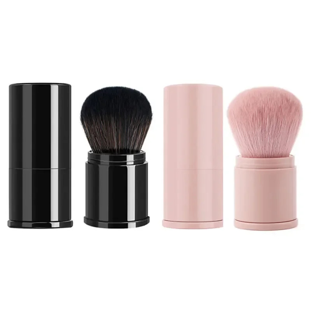 Portable Mini Retractable Blush Brush, Soft Loose Powder Foundation Brush, Multi Functional Makeup Tool for Nails