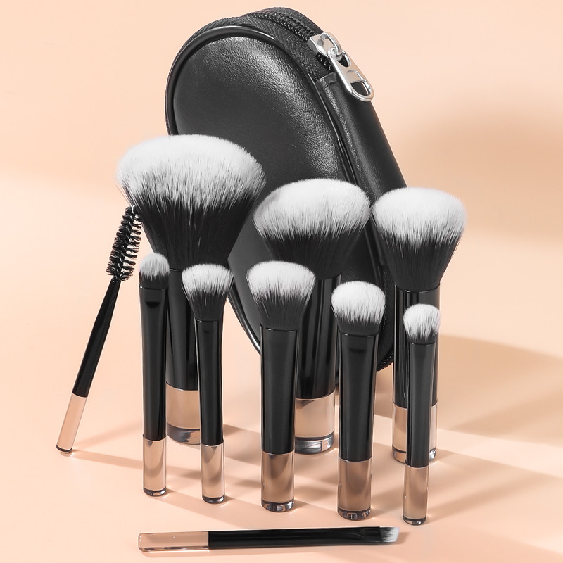 Makeup Brush and Makeup Egg Set, Powder Eyeshadow Foundation Blush Concealer Beauty Makeup Tools Brushes Kit