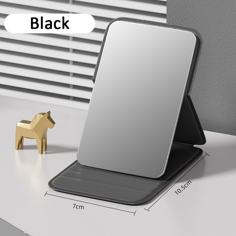 Highquality Portable Pocket Makeup Mirror Woman MINI Folding Makeup Mirror Single Side Creative Sol 6