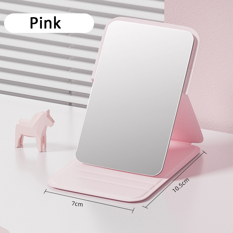 Highquality Portable Pocket Makeup Mirror Woman MINI Folding Makeup Mirror Single Side Creative Sol 7
