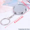 Pocket Compact Makeup Cosmetic Mirror, Portable Key Chain Folding Mirror With Key Ring, Small Travel Mirror Gift