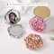 Rose Flower Portable Mini Mirror, Double Sided Small Pocket Makeup Mirror, Compact Hand Mirror for Travel and Beauty