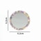 Portable Mini Round Makeup Mirror Simple Acetate Small Round Mirror Small Zebra Pattern Travel Make 5