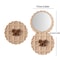 Portable Waffle Shape Double-Sided Makeup Mirror, Compact Pocket Handheld, Personalized Cosmetic Party Favor Gift