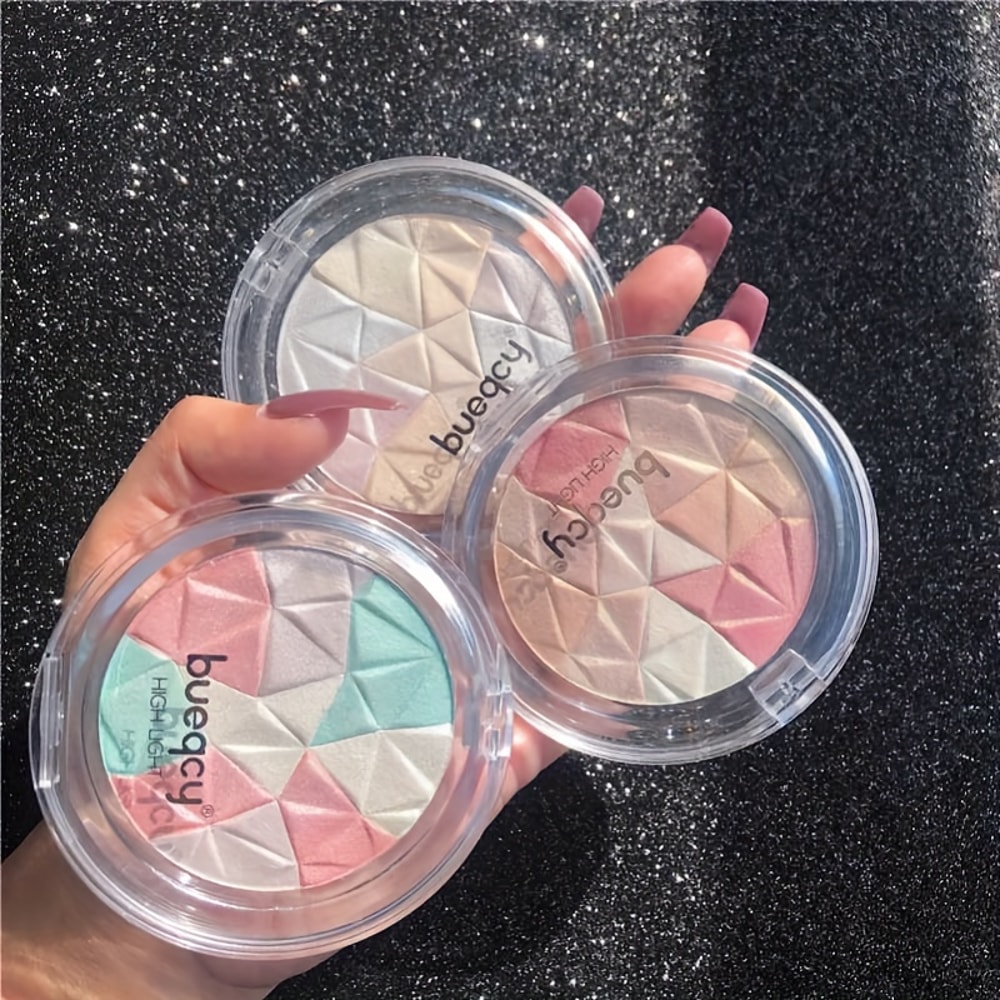Highlighter Makeup Palette, Bronzer Highlight Shimmer Glitter Face, Ultra-concentrated Body Illuminator Brighten Skin