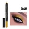 Glitter Metallic Purple Eyeshadow Pencil, Silkworm Liner Pen Highlighter, Long Lasting Gold Blue Cream Eye Shadow Stick